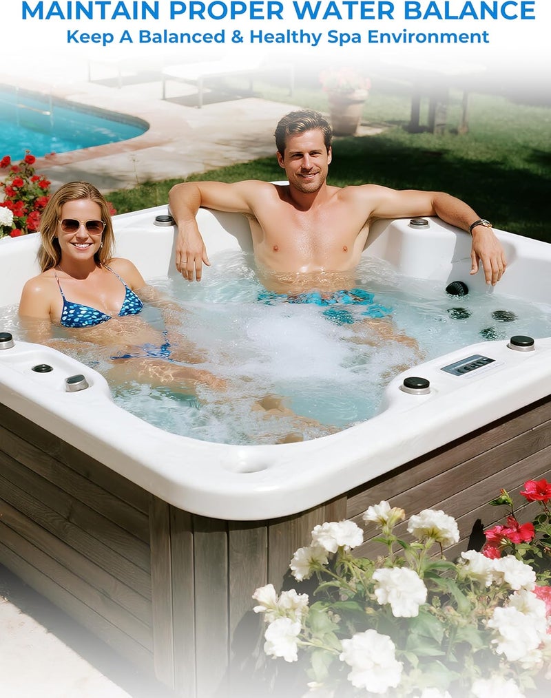 POOLACC pH Decreaser for Hot Tub Spa, Lowers pH and Total Alkalinity, Spa Maintenance Chemicals to Bring TA & pH Levels Down, Fast Acting pH Reducer Works with Any System, 22 oz - Image 4